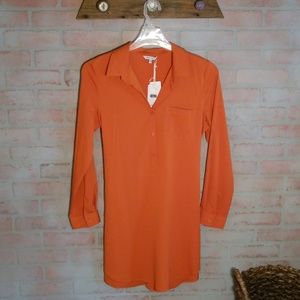 Burnt Orange Boutique Dress